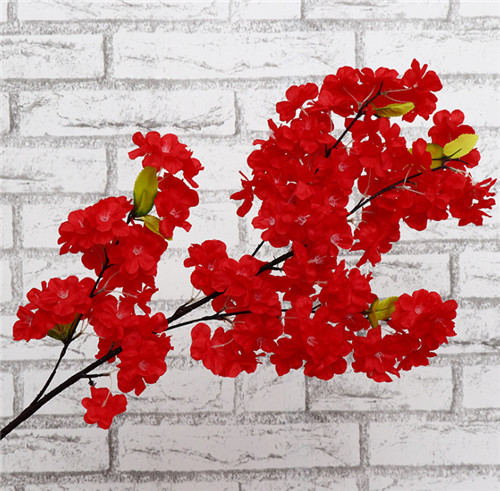 Factory artificial peach blossom for home decoration wedding