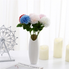 High Quality Artificial 3 head Ball Chrysanthemum Flowers For Wedding Decoration