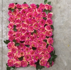 Decorative backdrop silk artificial flower wall for festival decoration