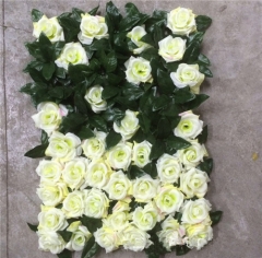 Decorative backdrop silk artificial flower wall for festival decoration