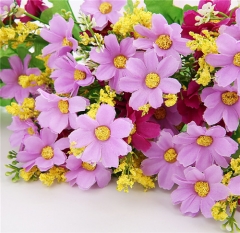 Factory wholesale cheap silk daisy flower artificial flower decoration