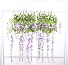 Latest Hanging Wisteria Flower Artificial Flower For Wedding Stage Decorations