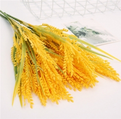 Wholesale Plastic Material Artificial Plant Wheat For Home Decoration