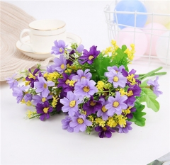 Factory wholesale cheap silk daisy flower artificial flower decoration