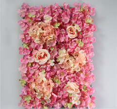 Decorative backdrop silk artificial flower wall for festival decoration