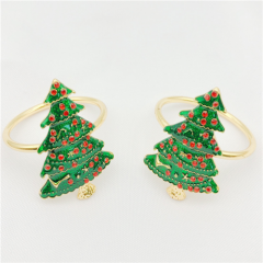 Christmas Tree Boutonniere Napkin Ring Series Wholesale