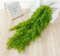 Customizable Wholesale Bulk Artificial Plastic Green Plant Leaves Hanging Vine For Home Indoor Decoration
