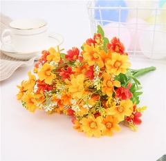 Factory wholesale cheap silk daisy flower artificial flower decoration