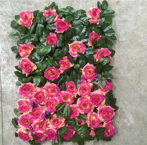 Decorative backdrop silk artificial flower wall for festival decoration