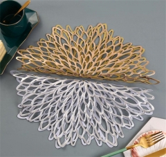 PVC Pressed Vinyl Metallic Place mats