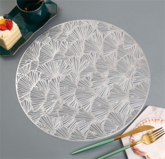 Round Table Place Mats with Rose Design
