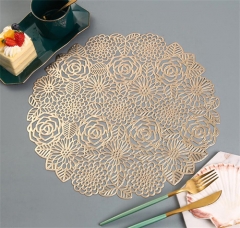 Place mat Round Leaf Place Mats for Dining Table