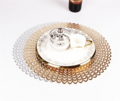 Customized Round Place Mat For Christmas Table