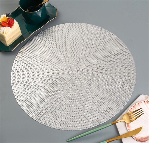 Silver Table Mat For Restaurant Charger Plate