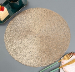 Popular Wholesale Gold Table Mat for Wedding Decoration