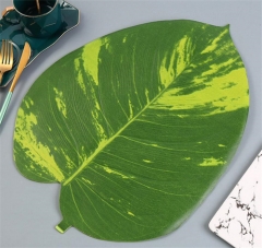 Leaf Shaped Dining Table Place Mat