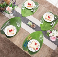 Leaf Shaped Dinning Table Place Mat in Stock