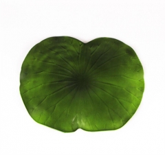 Lotus Leaf Shaped Table Place Mat With Green Colored