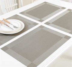 Rectangle Table Place Mat With Multi Colored