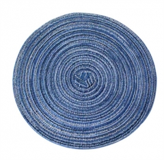 38 cm Diameter Multi-color Cotton Table Mat