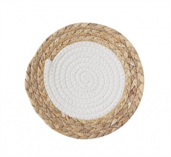 Double Colored Rattan Place Mat For Home Kitchen Table