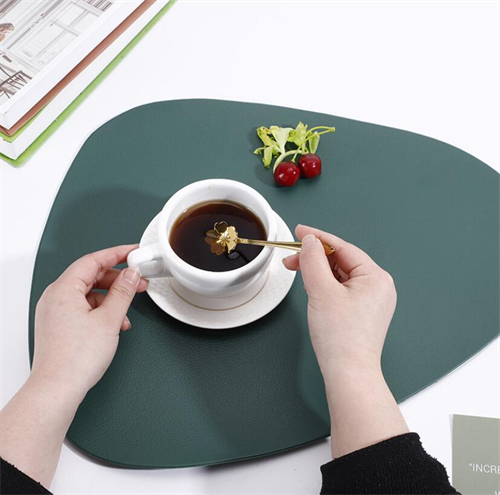 Triangle Shaped Colored Dining Table Place Mat