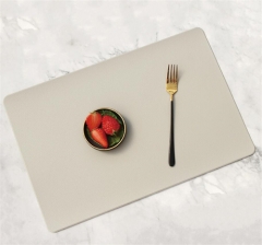 Rectangle Colored PU Table Place Mat