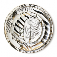Hochwertige Besteck-Dinnersteller-Set, Tischware, chinesische Keramik-Esssteller