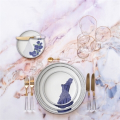 Neues Produkt: Lebensmittel-sichere Tischware, luxuriöses und legeres Dinnerset für Weihnachtsfeiern und Valentinstag