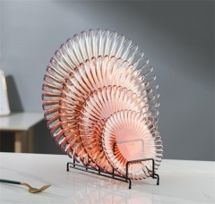 New Arrival Set of 4 Pieces Orange Colored Wedding Charger Plates Wholesale