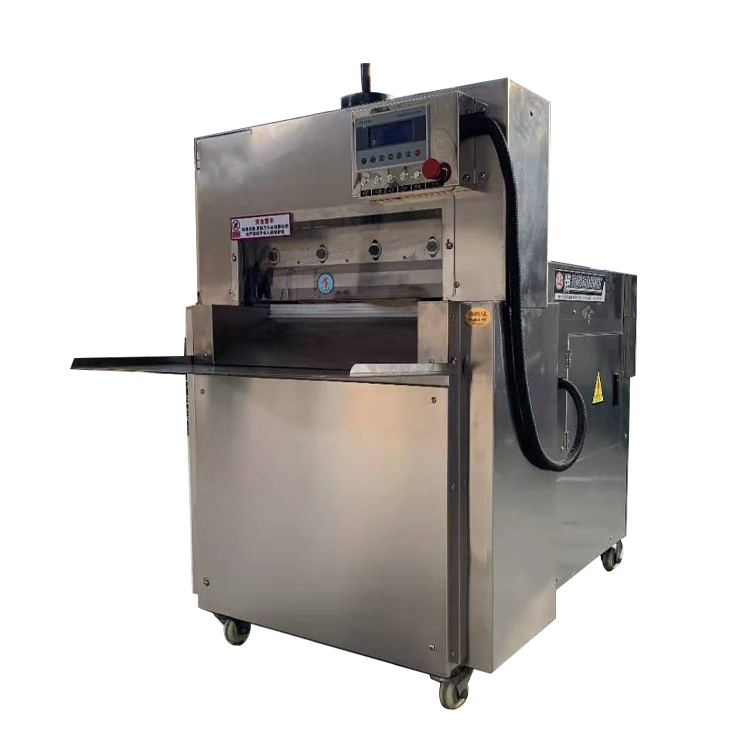 Automatic Fresh Frozen Meat Roll Slicer Slicing Cutting Machines
