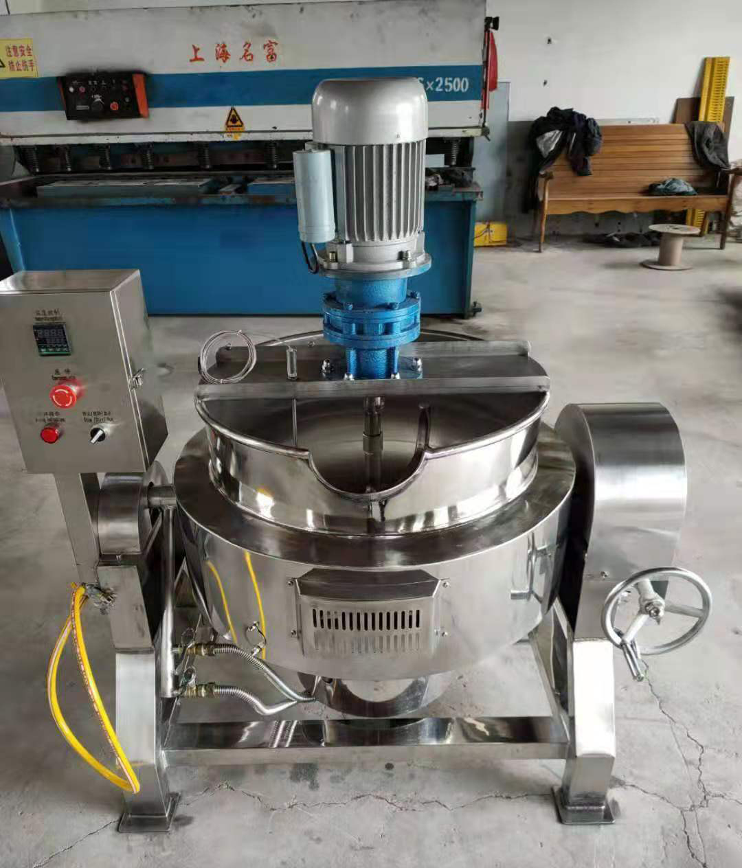 Small Electric Heating Stem Jacketed Kettle Manufacturer