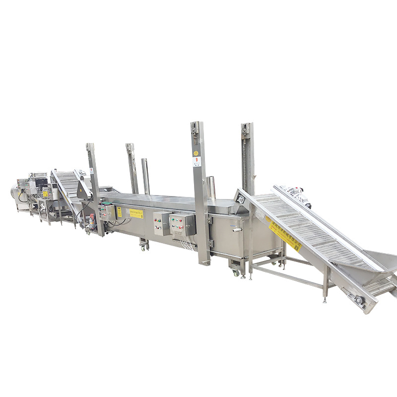 Fruit Vegetable Sorting Washing Peeling Cutting Drying Dryer Processing Machine