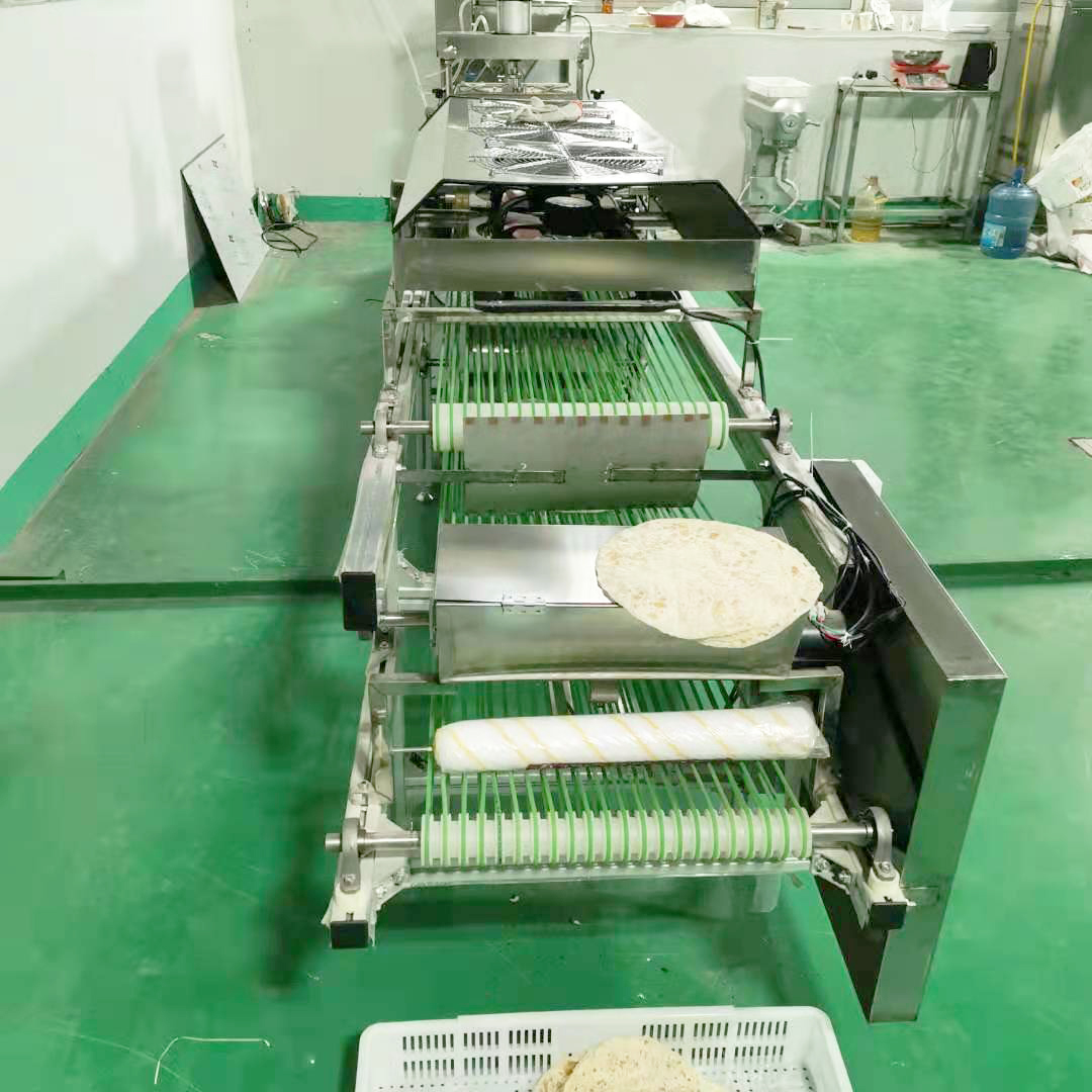 Industrial Electric Roti Maker Pancake Chapati Baking Making Machine Fully Automatic