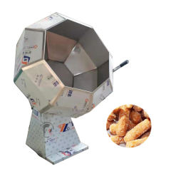 Automatic Snack Food Popcorn Potato Chips Seasoning Flavoring Mixer Machine Small