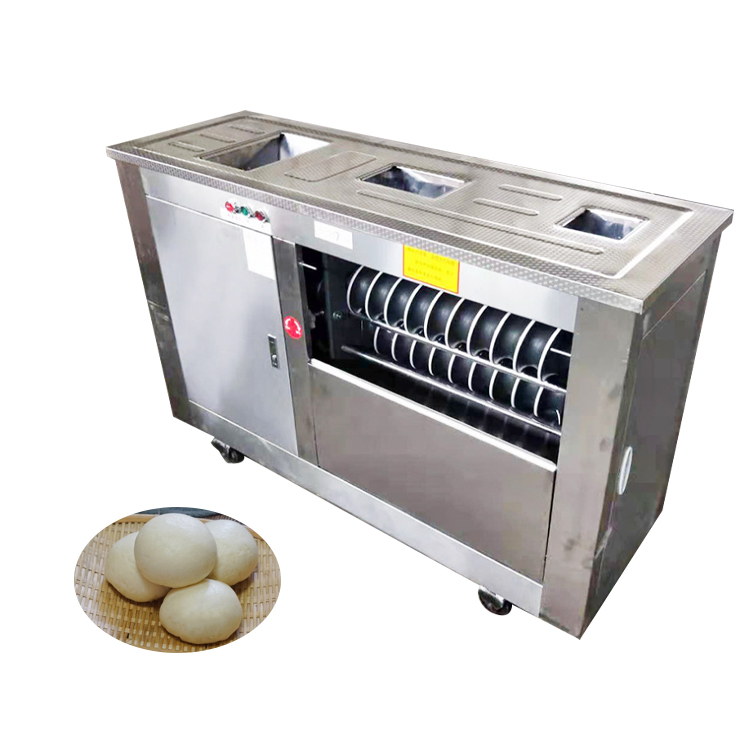 Automatic Burger Bread Pizza Dough Divider Rounder Steam Bun Making Machine