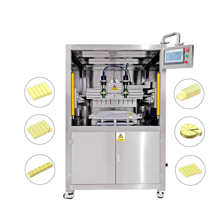 Automatic Ultrasonic Round Cheese Bread Cake Food Cutting Cutter Machine
