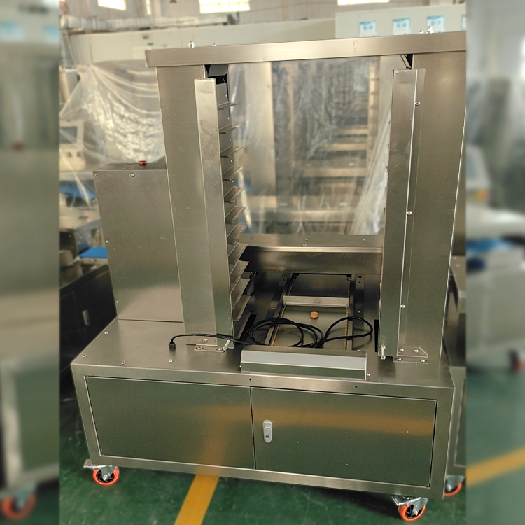 Automatic Cookie Mooncake Mochi Tray Arrange Arranging Aligning Machine Trays Setting Machine