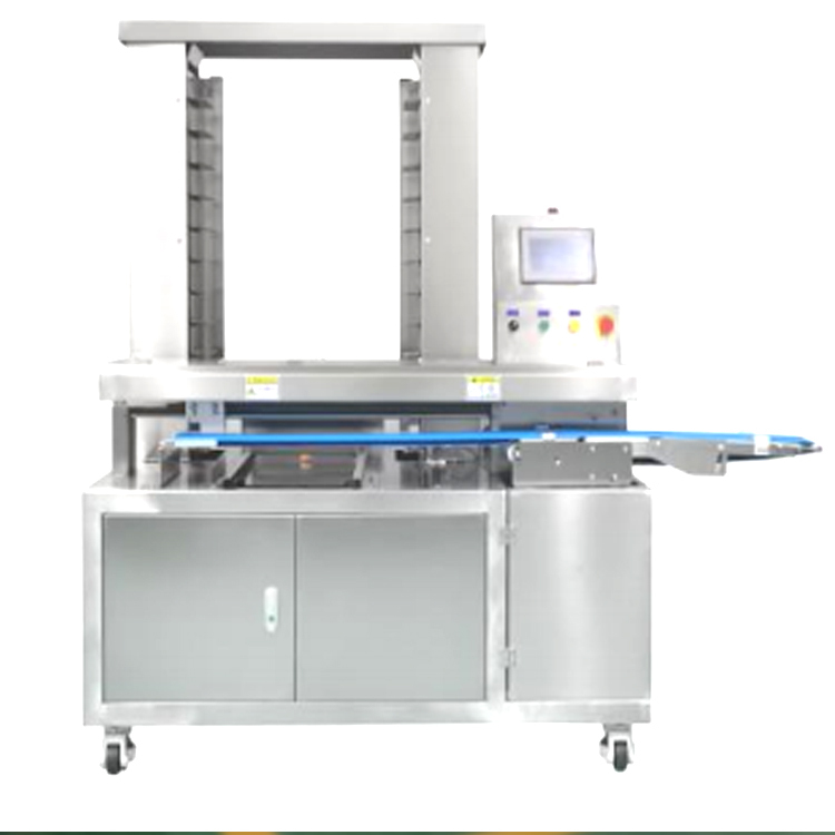 Automatic Cookie Mooncake Mochi Tray Arrange Arranging Aligning Machine Trays Setting Machine