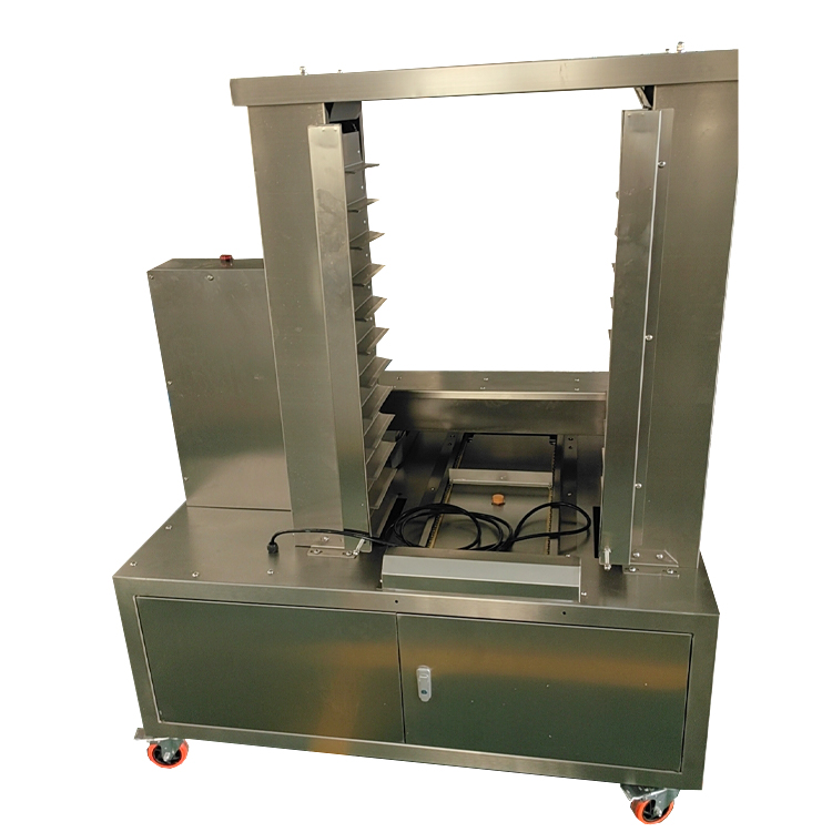 Automatic Cookie Mooncake Mochi Tray Arrange Arranging Aligning Machine Trays Setting Machine