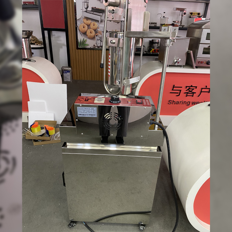 Commercial Automatic Churros Maker Machine With Fryer For Sale