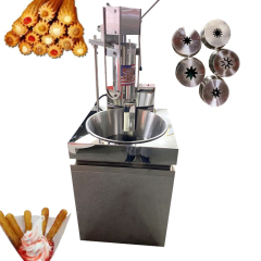 Commercial Automatic Churros Maker Machine With Fryer For Sale