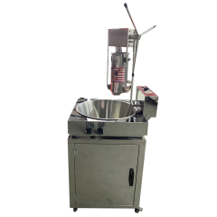 Commercial Automatic Churros Maker Machine With Fryer For Sale