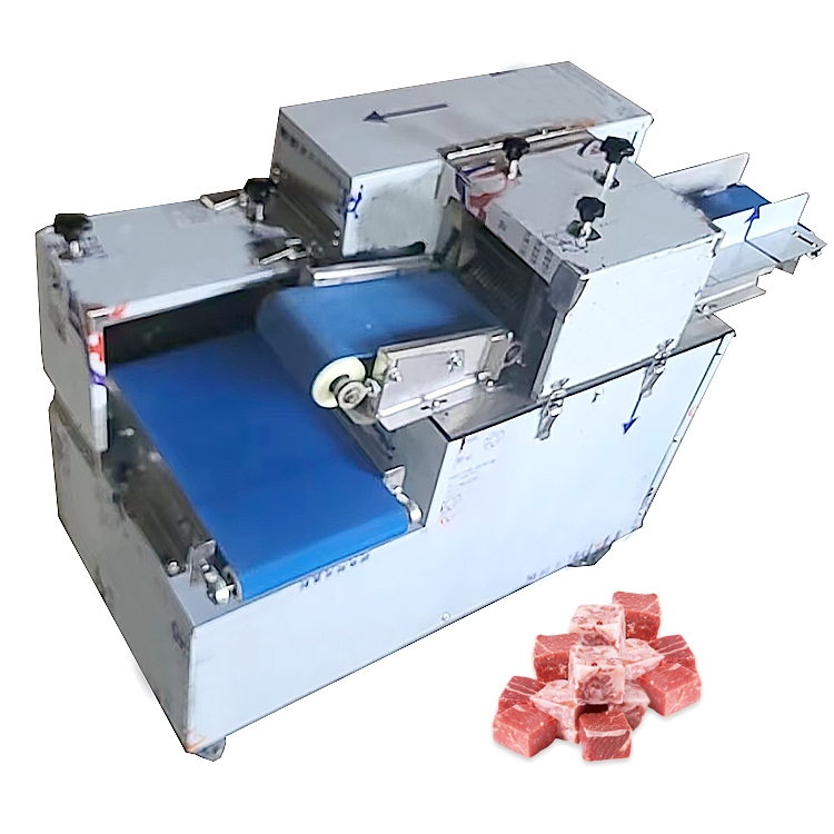 Commercial Automatic Fresh Fish Chicken Meat Cube Cutter Cutting Machine Fresh Meat