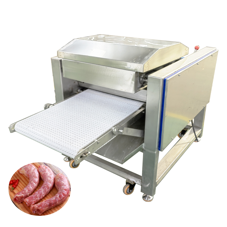 Stainless Steel Chicken Duck Neck Peeling Machine Chicken Neck Skin Removing Machine