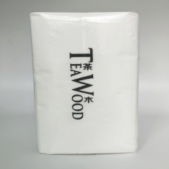 Fancy Custom Printed Recycled Paper Napkins Tissue For Restaurants With Logo Print