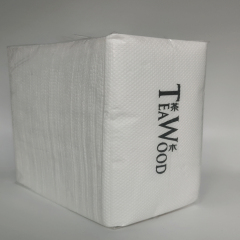Fancy Custom Printed Recycled Paper Napkins Tissue For Restaurants With Logo Print