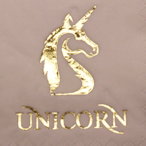 Wholesale Custom Golden Foil Beverage Paper Napkins