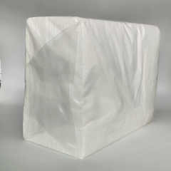 16" x 16" WrapNap White 1/4 Fold 2-Ply Dinner Napkin - 3000/Case