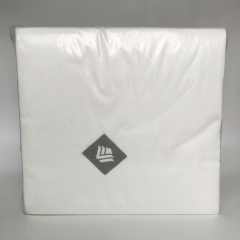 16" x 16" WrapNap White 1/4 Fold 2-Ply Dinner Napkin - 3000/Case